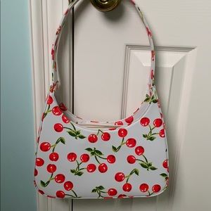 Cherry patterned purse
